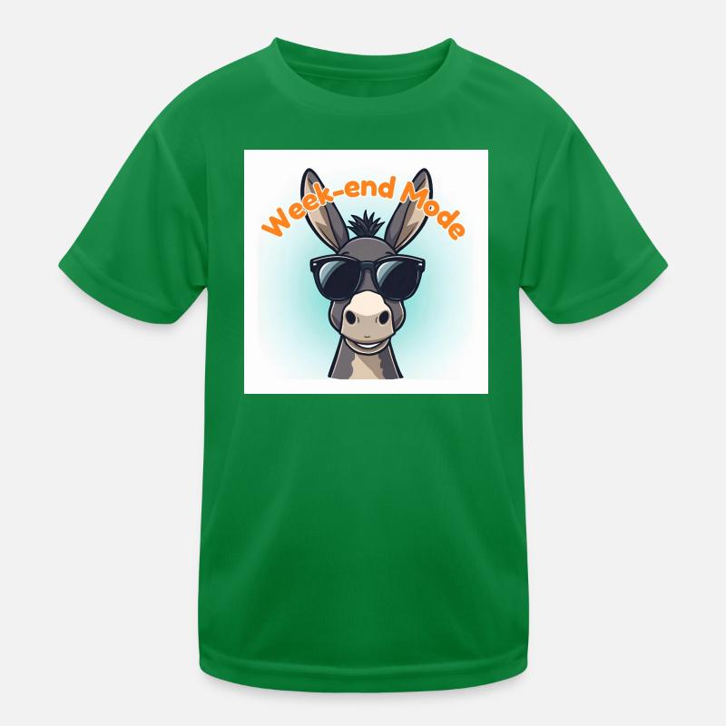 Âne Week-end Mode T-shirt sport Enfant