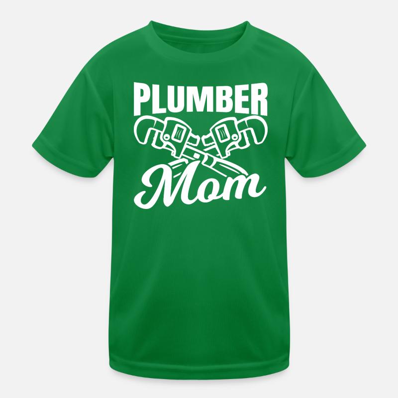 Klempner Mama Kinder Funktions-T-Shirt