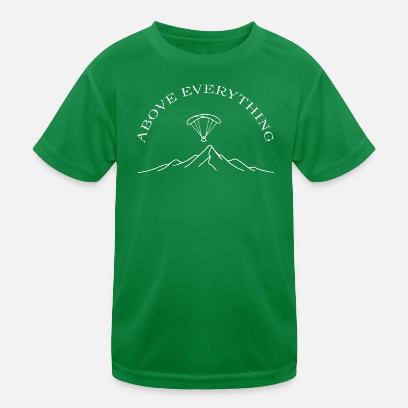 Above everything - Paragleiten Kinder Funktions-T-Shirt