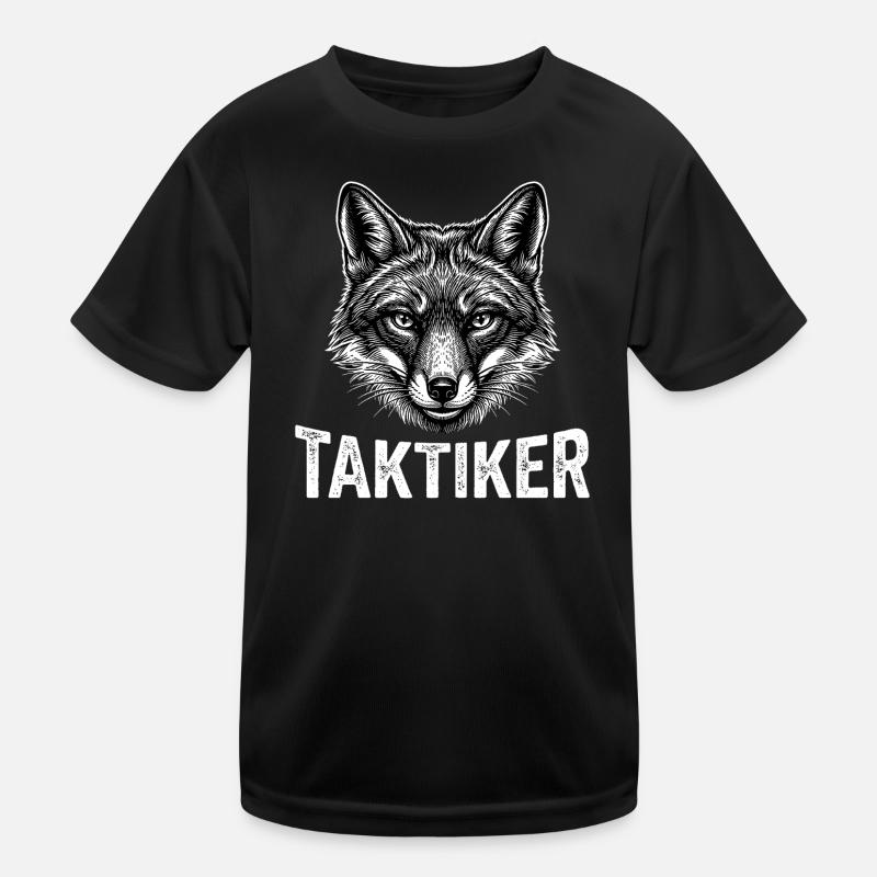 Taktiker – Schlauer Fuchs Kinder Funktions-T-Shirt