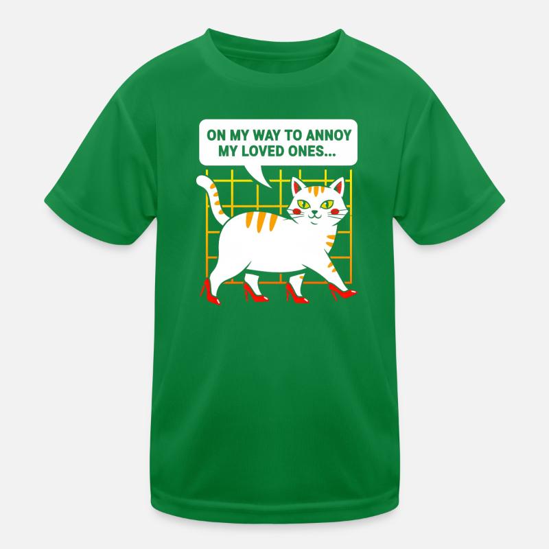 Chat à talons hauts : Espiègle et charmant T-shirt sport Enfant