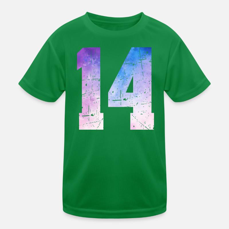 numéro 14 – Cadeau anniversaire 14 ans T-shirt sport Enfant