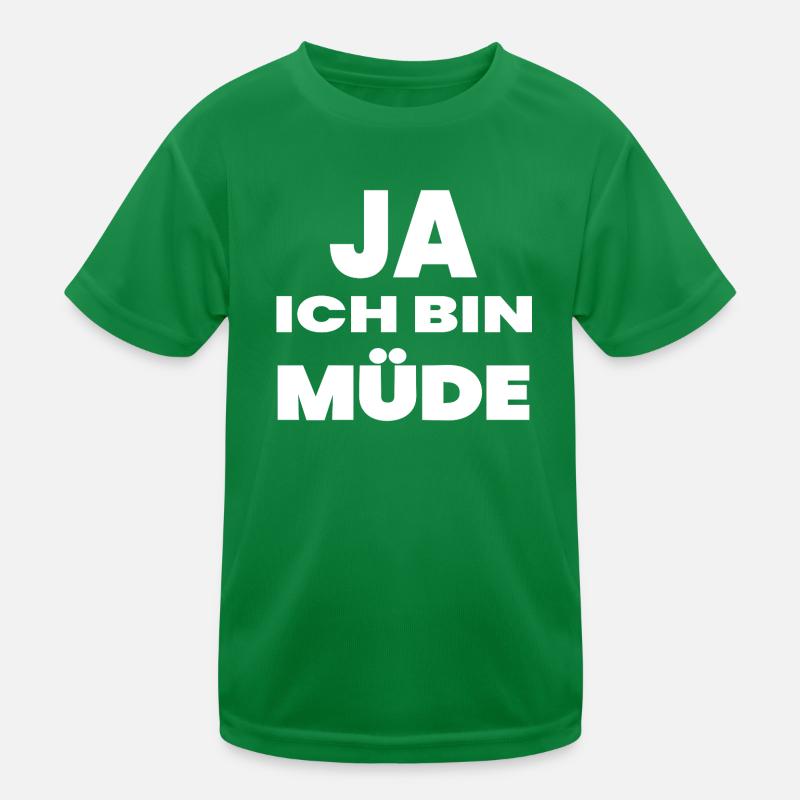 Müde Kinder Funktions-T-Shirt