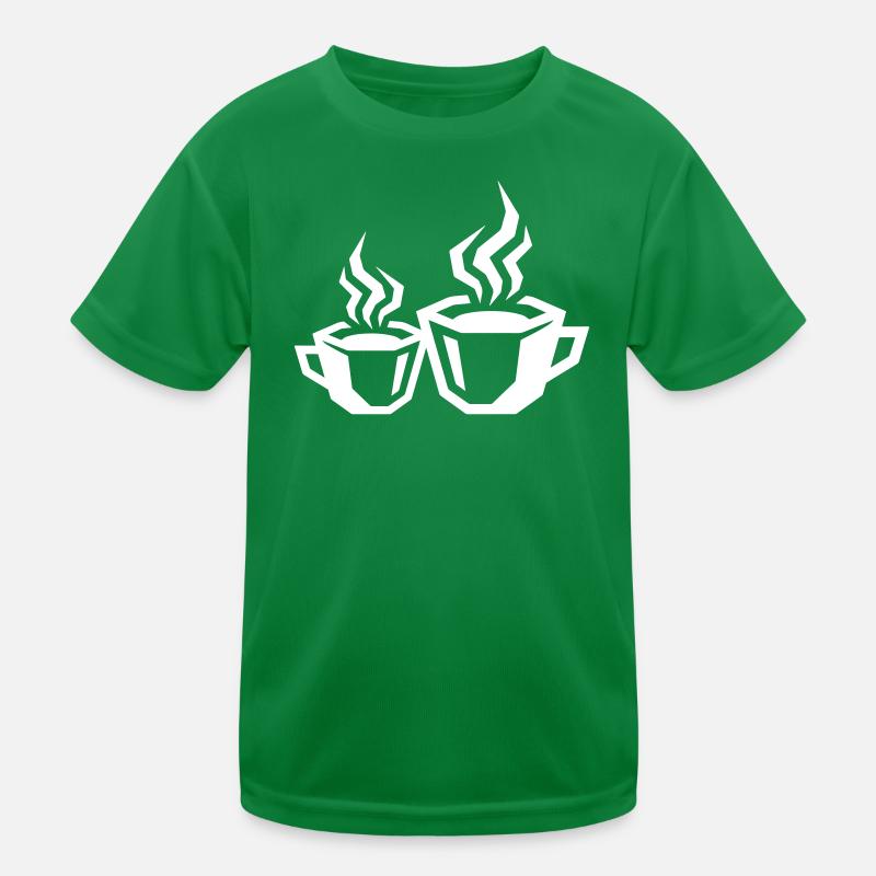 kaffee symbol coffee Kinder Funktions-T-Shirt