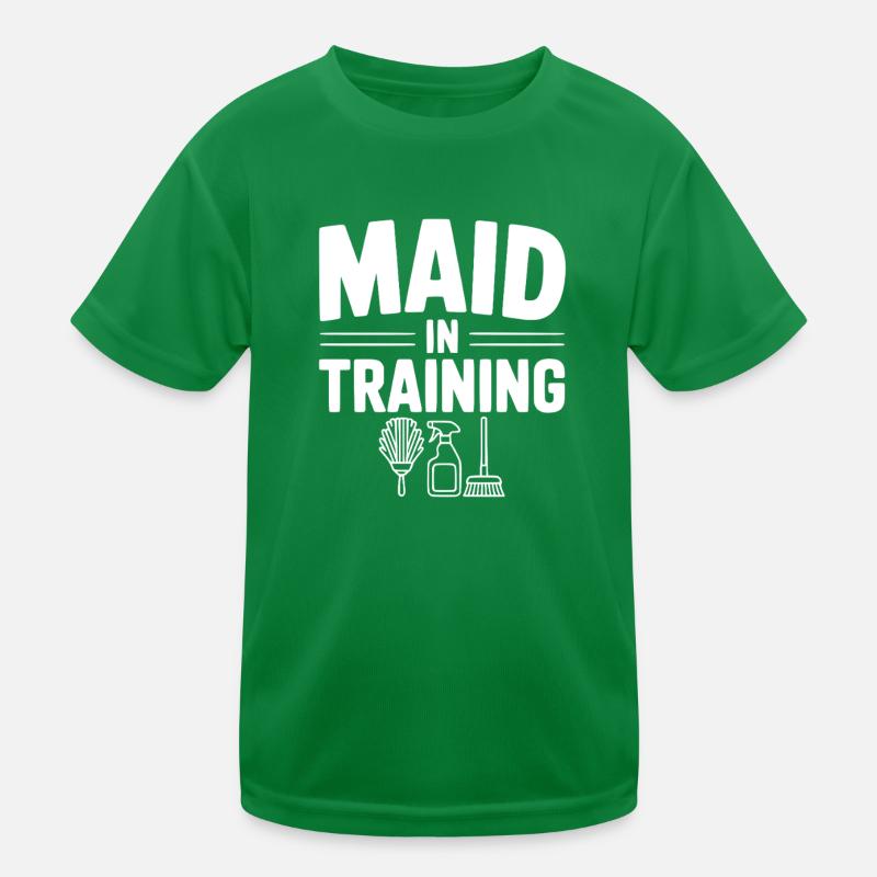 Maid in Training Kids Functional T-Shirt