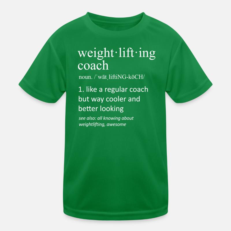 Weightlifting Routine Perfect Day Gym Checklist Kids Functional T-Shirt
