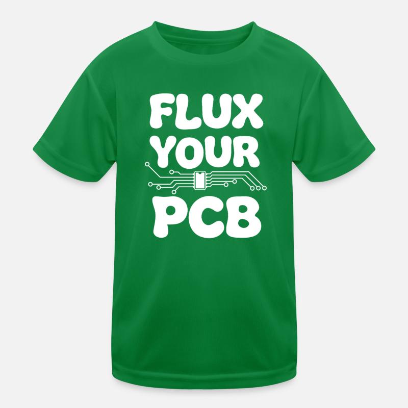 Circuits imprimés à flux Soudure PCB Électronique de soudure T-shirt sport Enfant