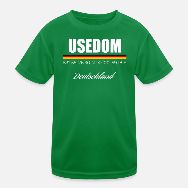 Usedom Kinder Funktions-T-Shirt
