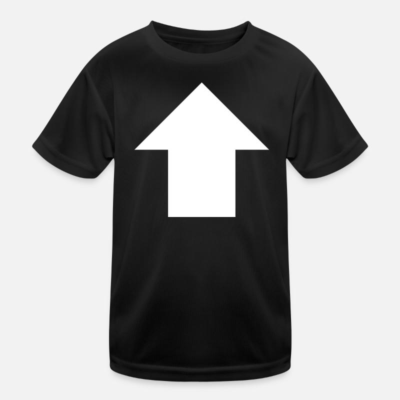 Pfeil-oben-Schild Kinder Funktions-T-Shirt
