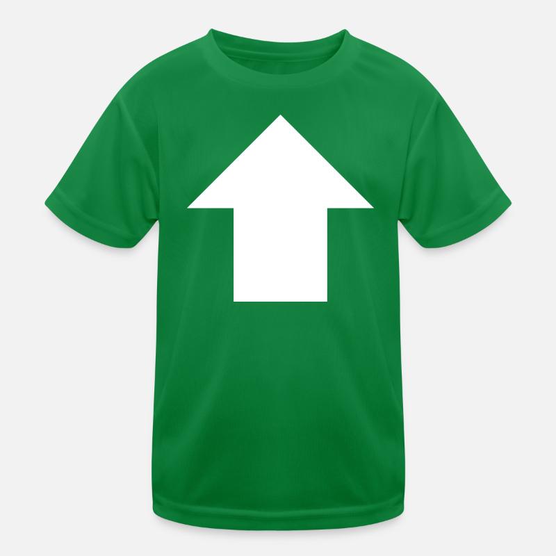 Pfeil-oben-Schild Kinder Funktions-T-Shirt