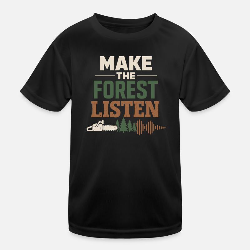 lumberjack therapy, logger therapy humor, Kids Functional T-Shirt