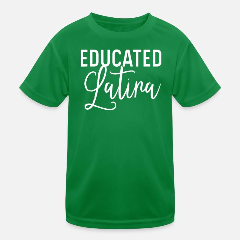 Gebildete Latina Pride Kinder Funktions-T-Shirt