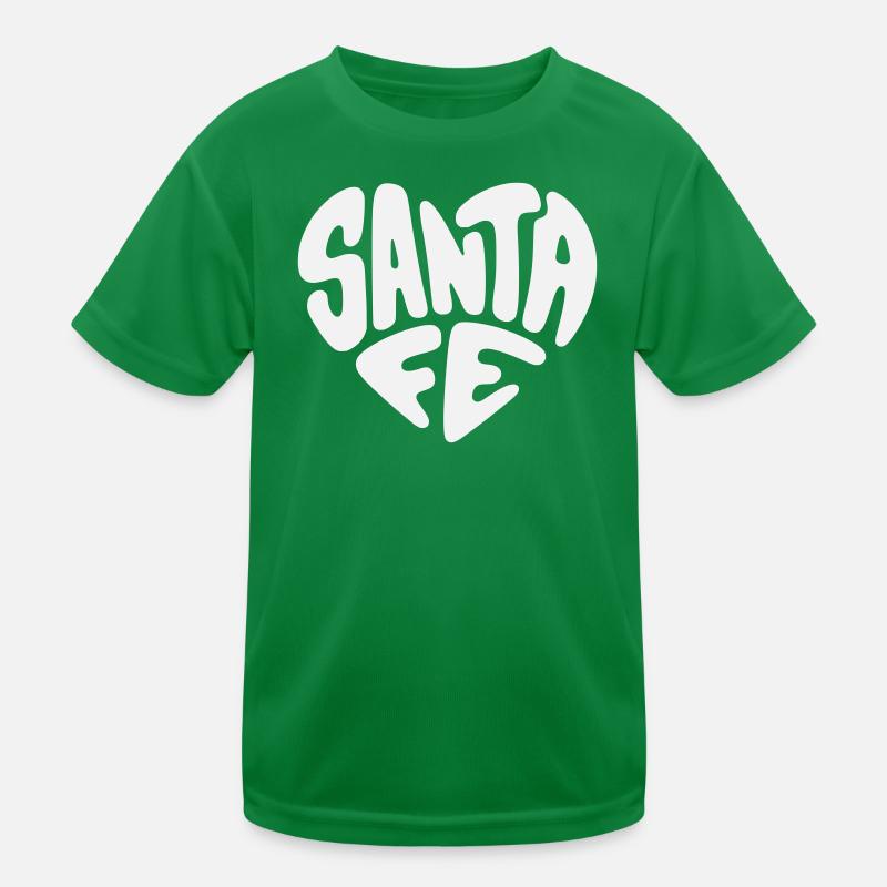 Santa Fe, Nouveau-Mexique Heart Design T-shirt sport Enfant
