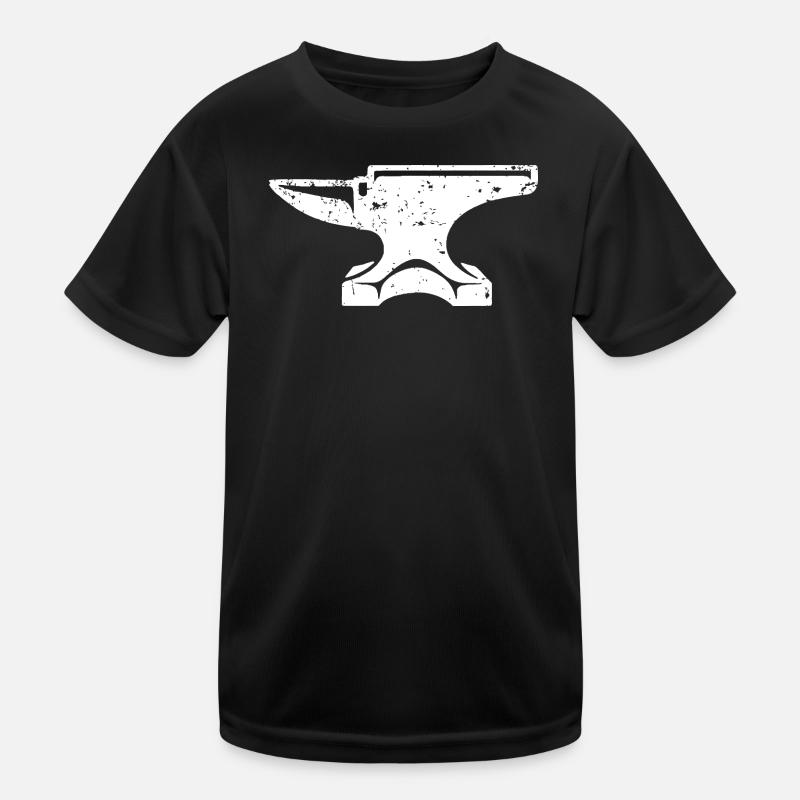 Forged Anvil Icon Tee Kids Functional T-Shirt