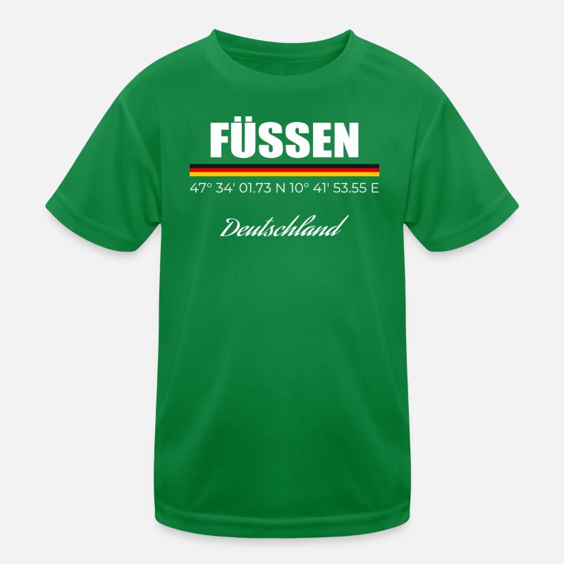 Füssen Kinder Funktions-T-Shirt