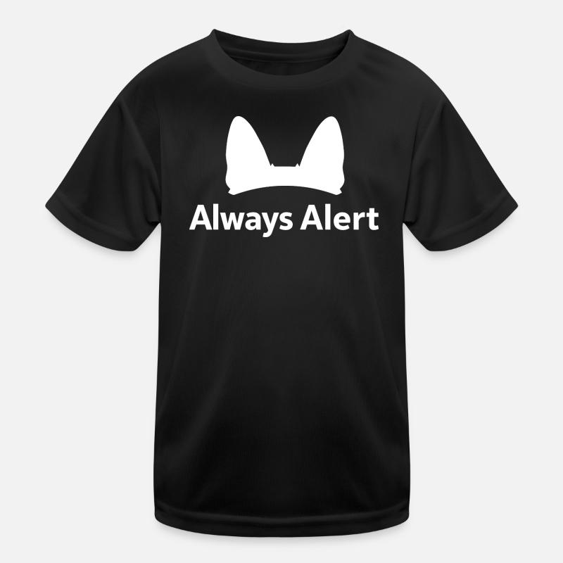 Immer wachsam Deutscher Schäferhund-Liebhaber Kinder Funktions-T-Shirt