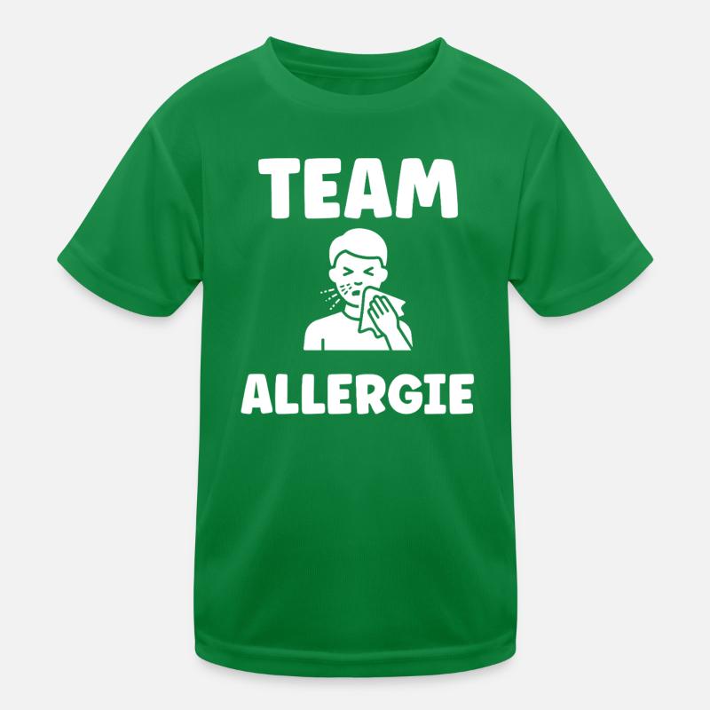 Team Allergie T-shirt sport Enfant