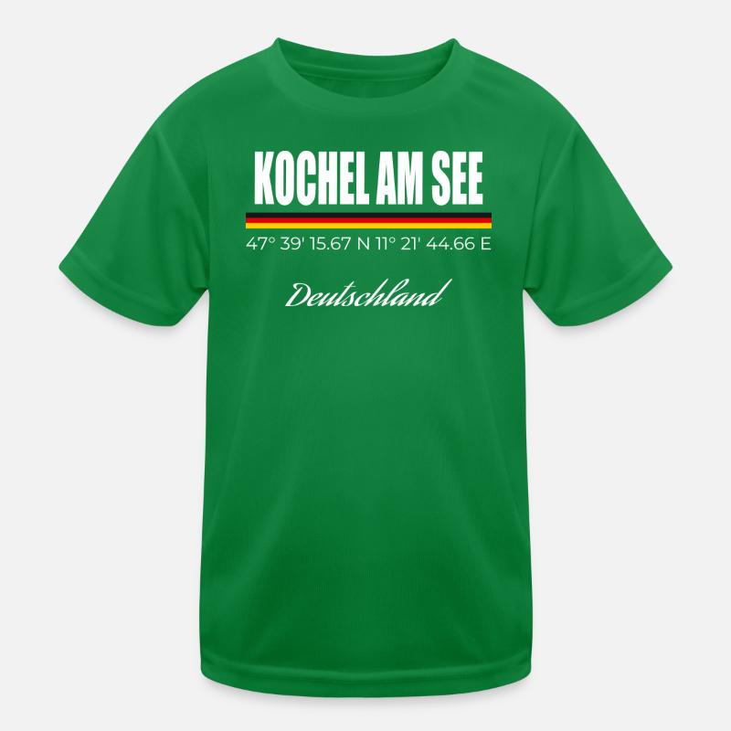 Kochel am See Kinder Funktions-T-Shirt