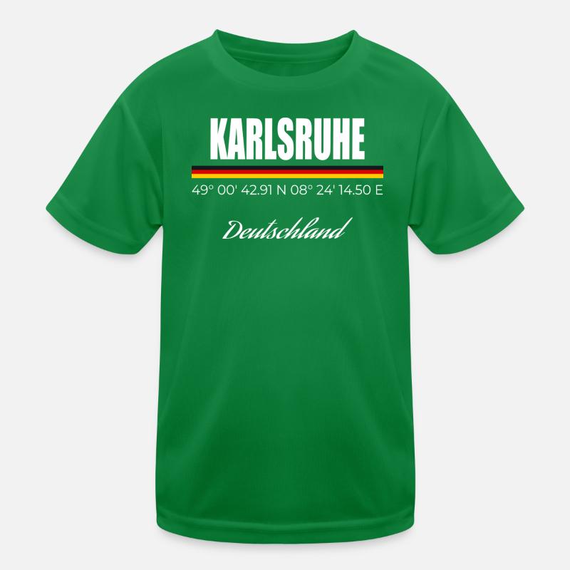 Karlsruhe Kinder Funktions-T-Shirt