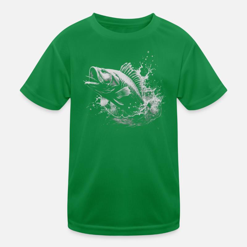 Karpfen Angler Kinder Funktions-T-Shirt