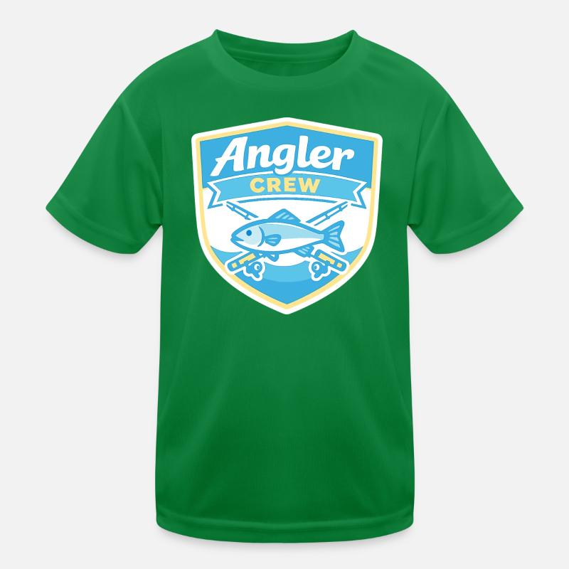 Angler Crew Shield Kinder Funktions-T-Shirt