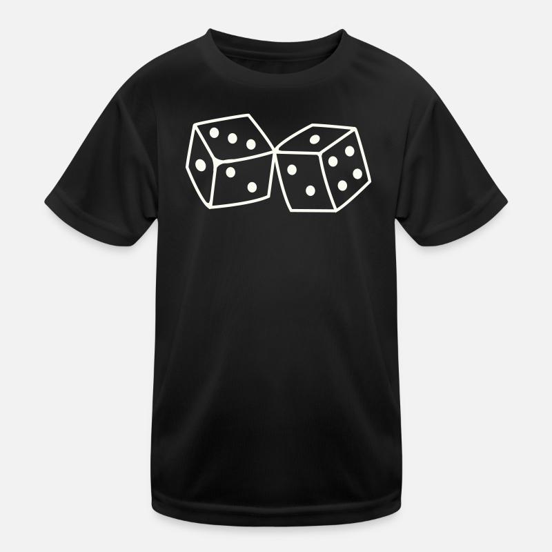 wuerfel Kinder Funktions-T-Shirt
