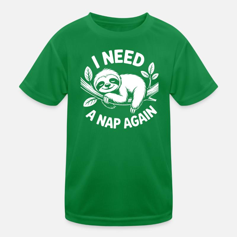 Nap Again Mood Kids Functional T-Shirt