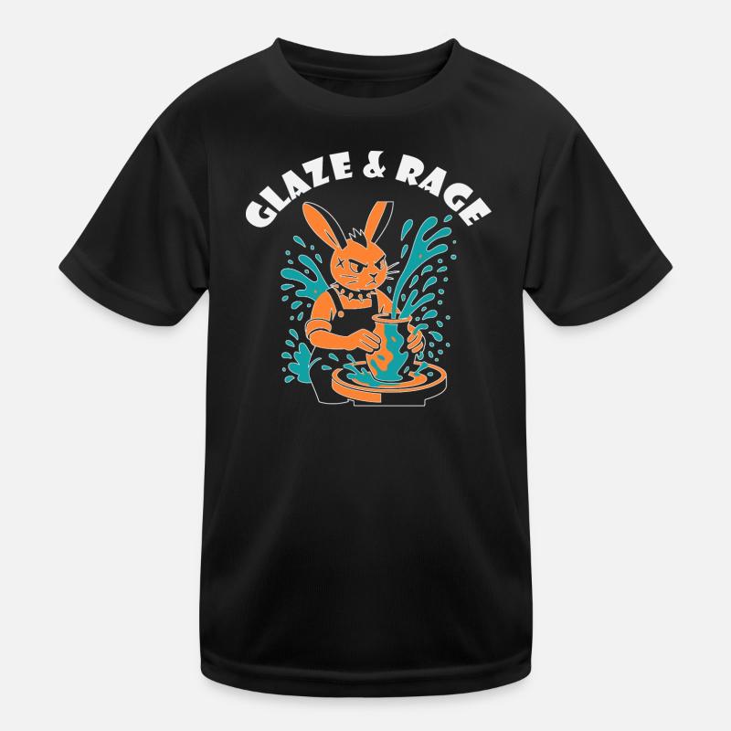 Glaze & Rage - Punk Bunny Kids Functional T-Shirt