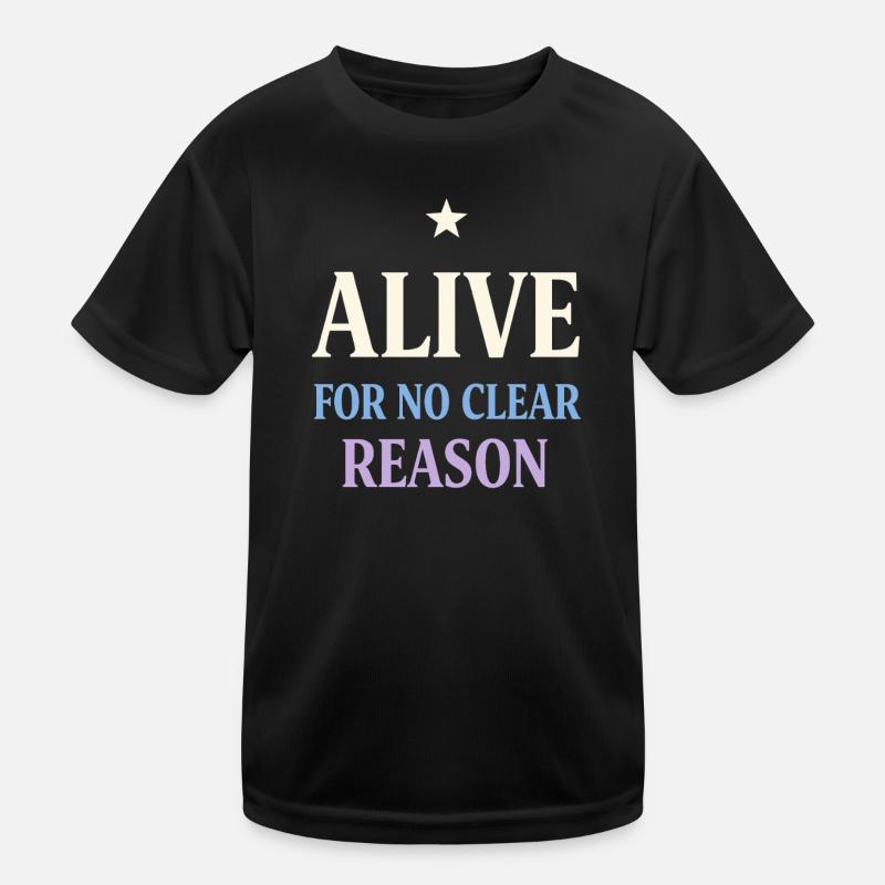 Existenzieller Humor, Nihilismus, Humor, Kinder Funktions-T-Shirt