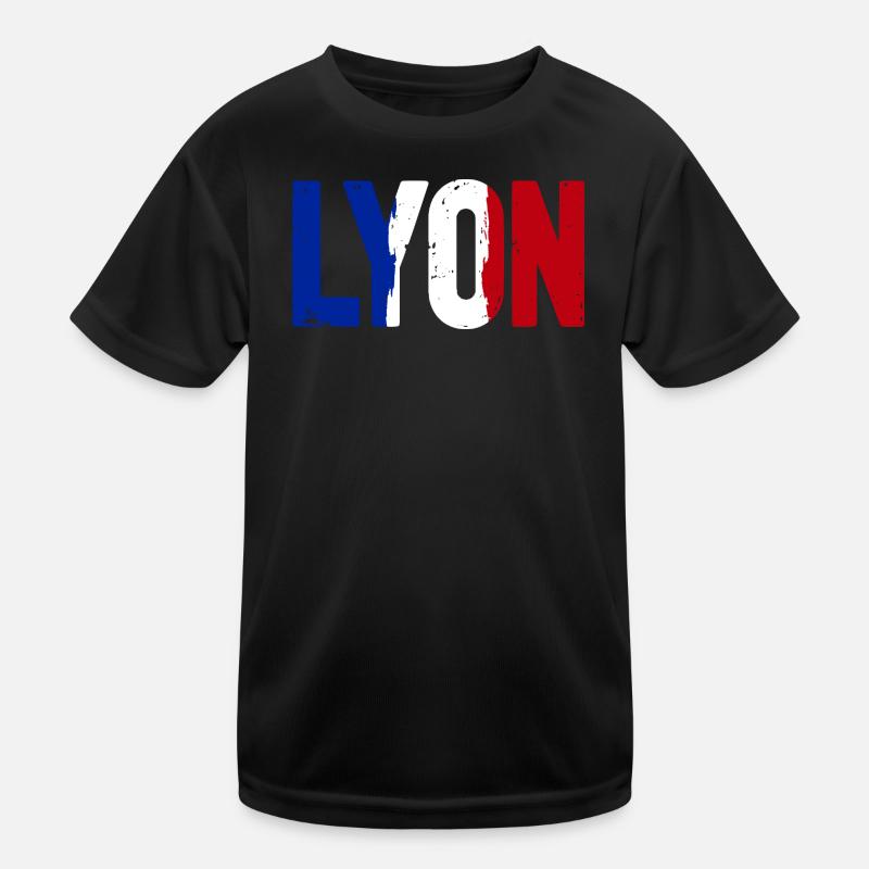 Lyon Frankreich Kinder Funktions-T-Shirt