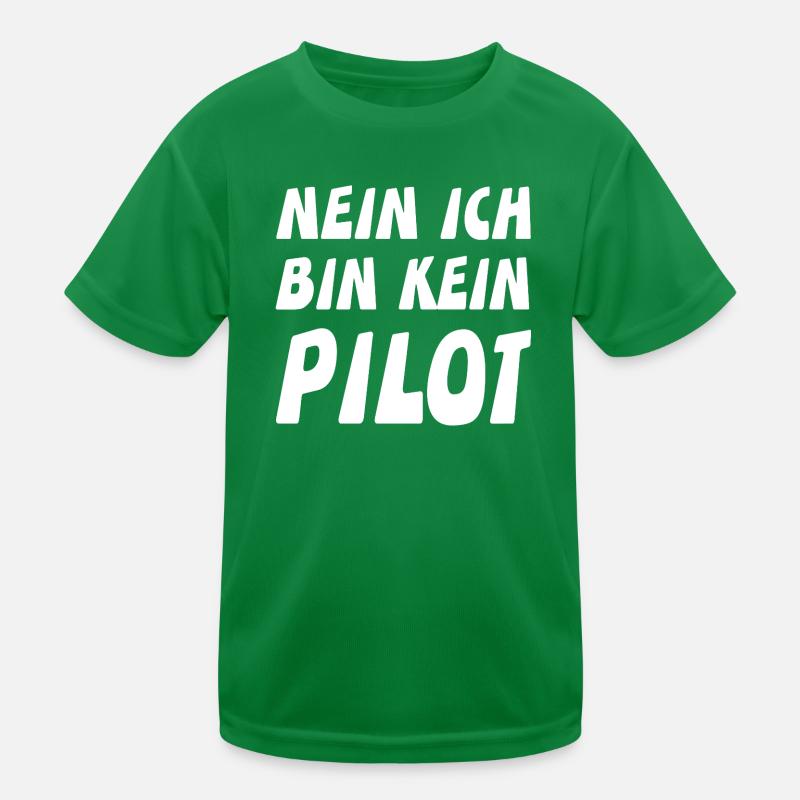 Pilot Kinder Funktions-T-Shirt