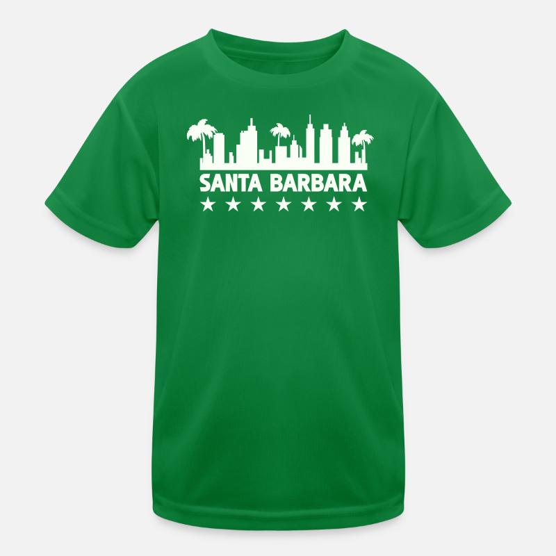 Silhouette côtière de Santa Barbara T-shirt sport Enfant