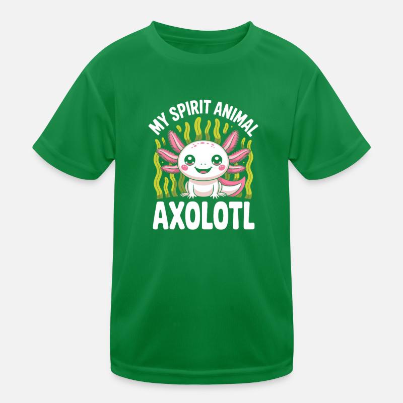 Mein Geisttier-Axolotl Kinder Funktions-T-Shirt
