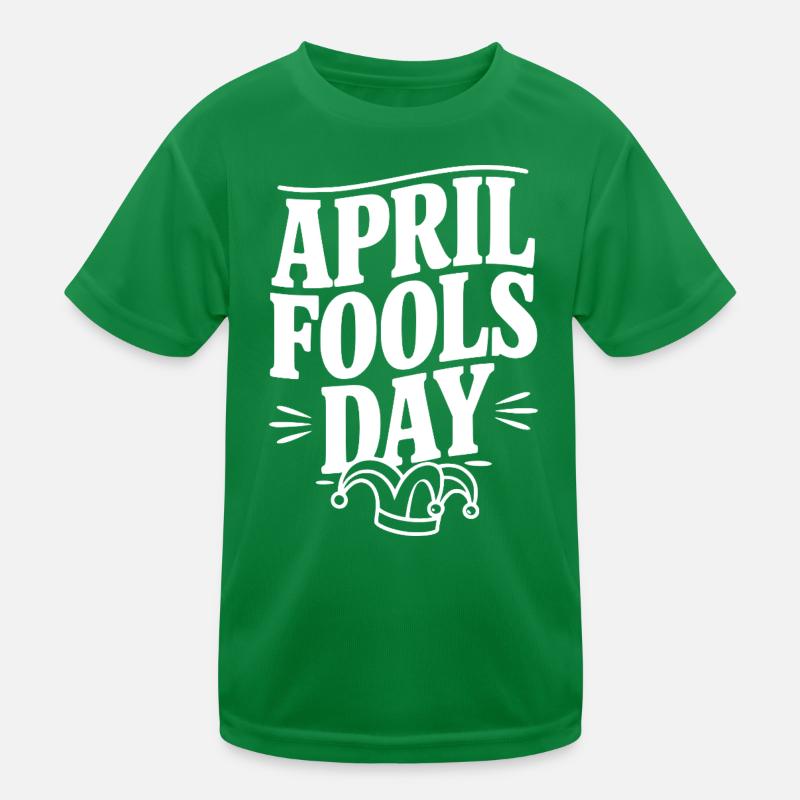 Aprilscherz Kinder Funktions-T-Shirt