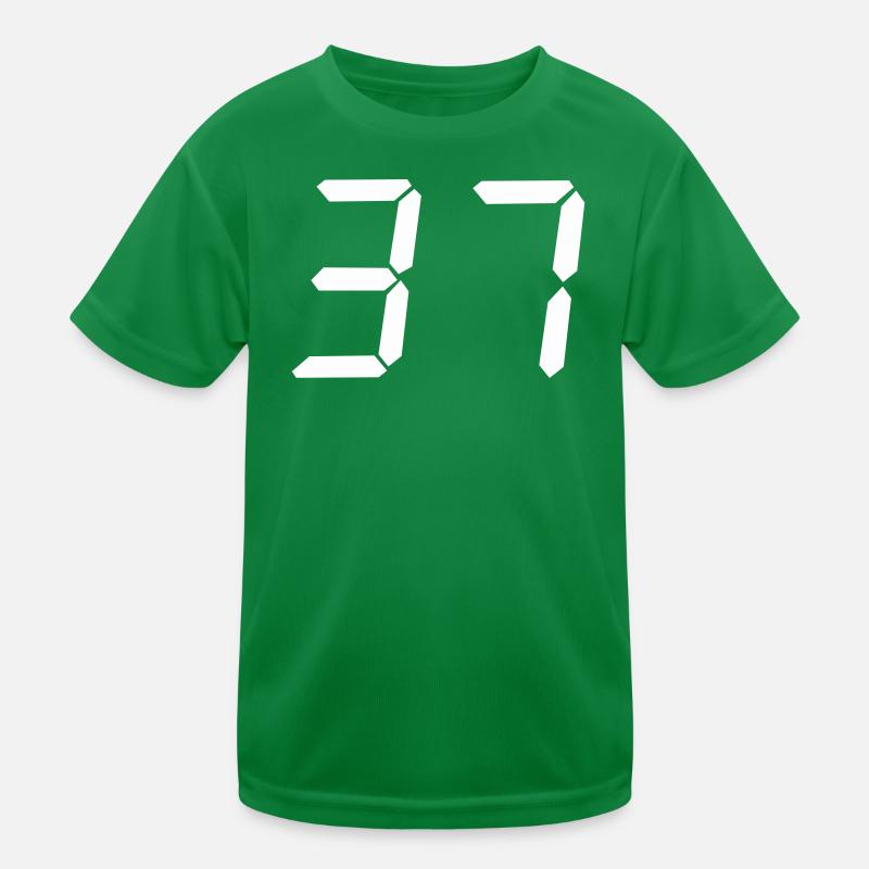digitale_zahl_37- Kinder Funktions-T-Shirt
