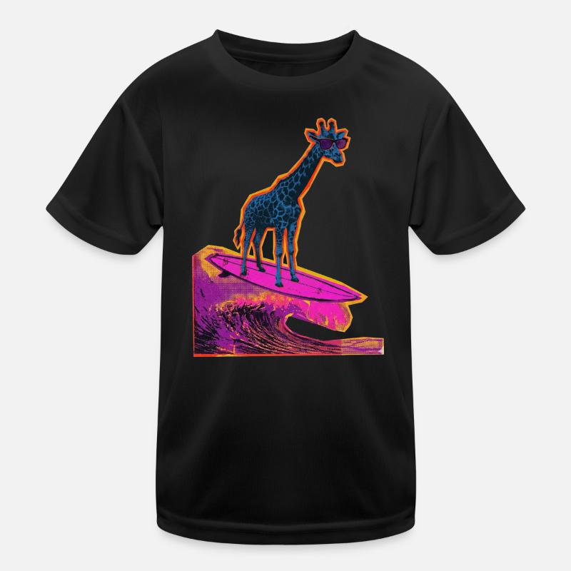 Girafe Surfeuse T-shirt sport Enfant