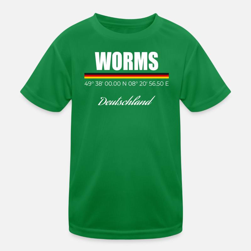 Worms Kinder Funktions-T-Shirt