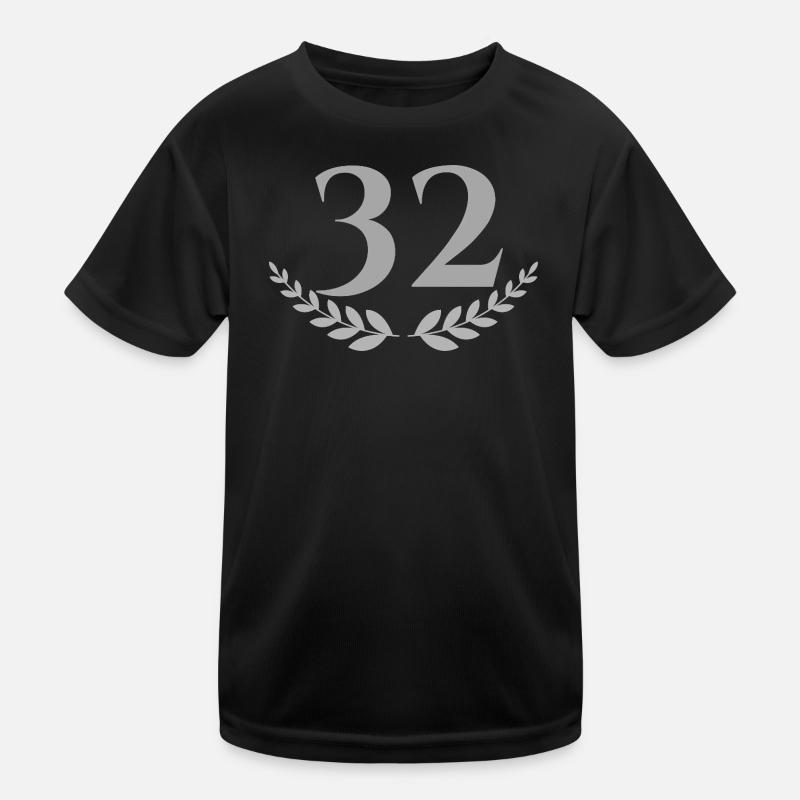 32 Kinder Funktions-T-Shirt