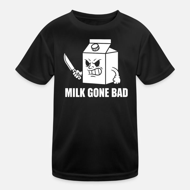 Milch Verdorbene Wut Cartoon Kinder Funktions-T-Shirt