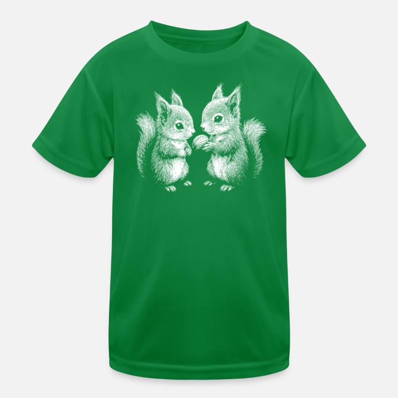 Écureuil T-shirt sport Enfant