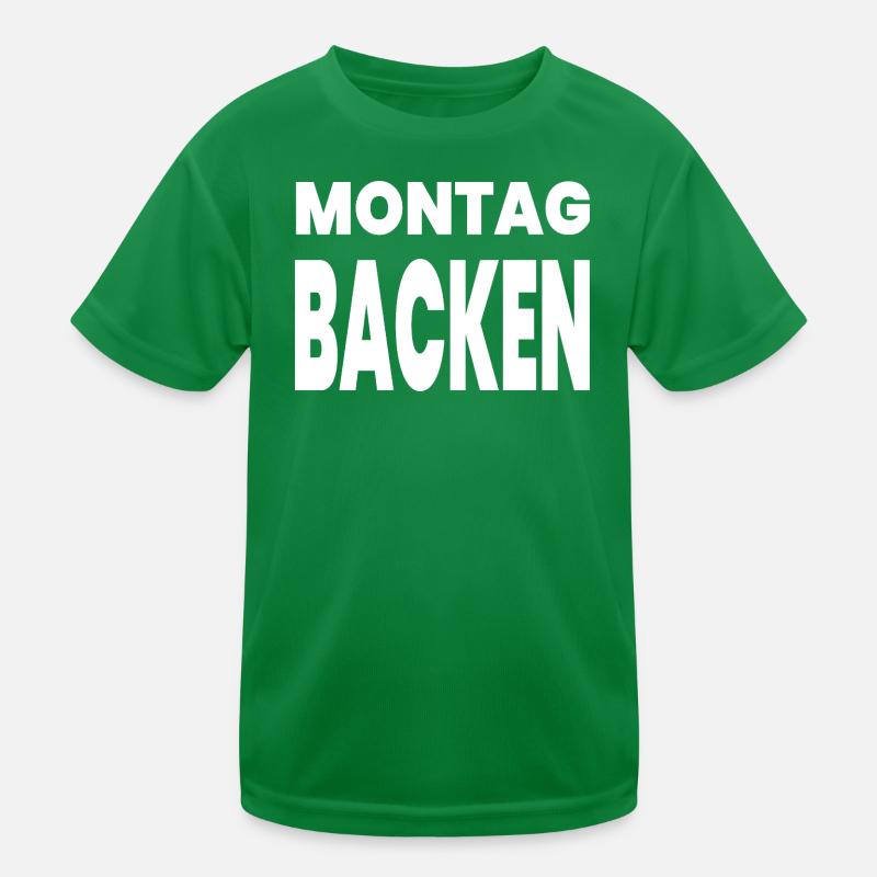 Backen Kinder Funktions-T-Shirt