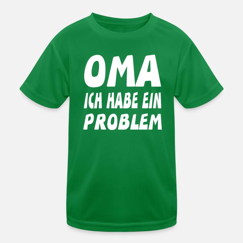 Oma Kinder Funktions-T-Shirt