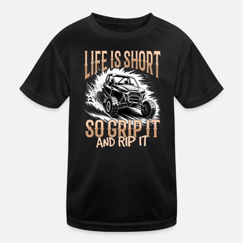 UTV Off Road Boy Men 4 Wheeler Side by side Kinder Funktions-T-Shirt