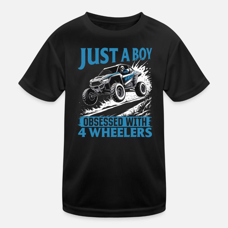 UTV Off Road Boy Men 4 Wheeler Side by side Kinder Funktions-T-Shirt