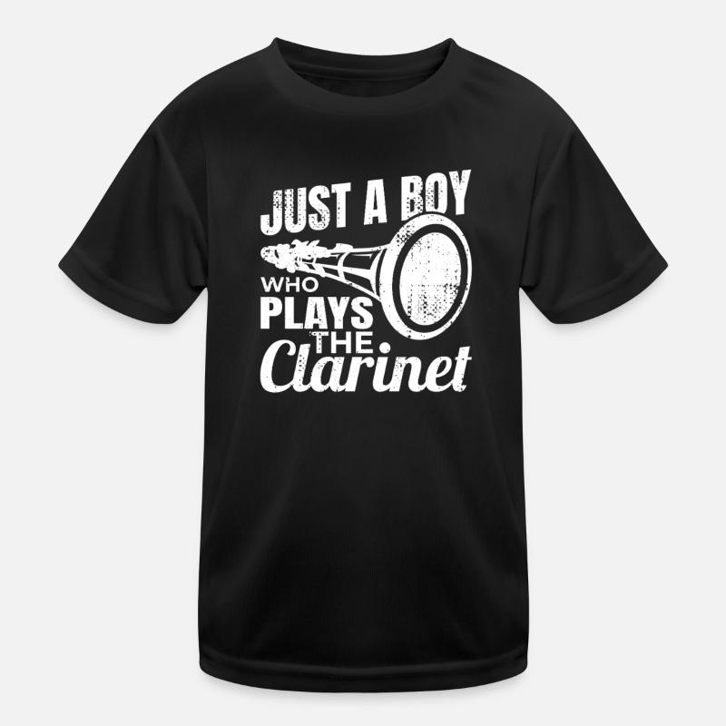 Boys clarinet Kids Functional T-Shirt