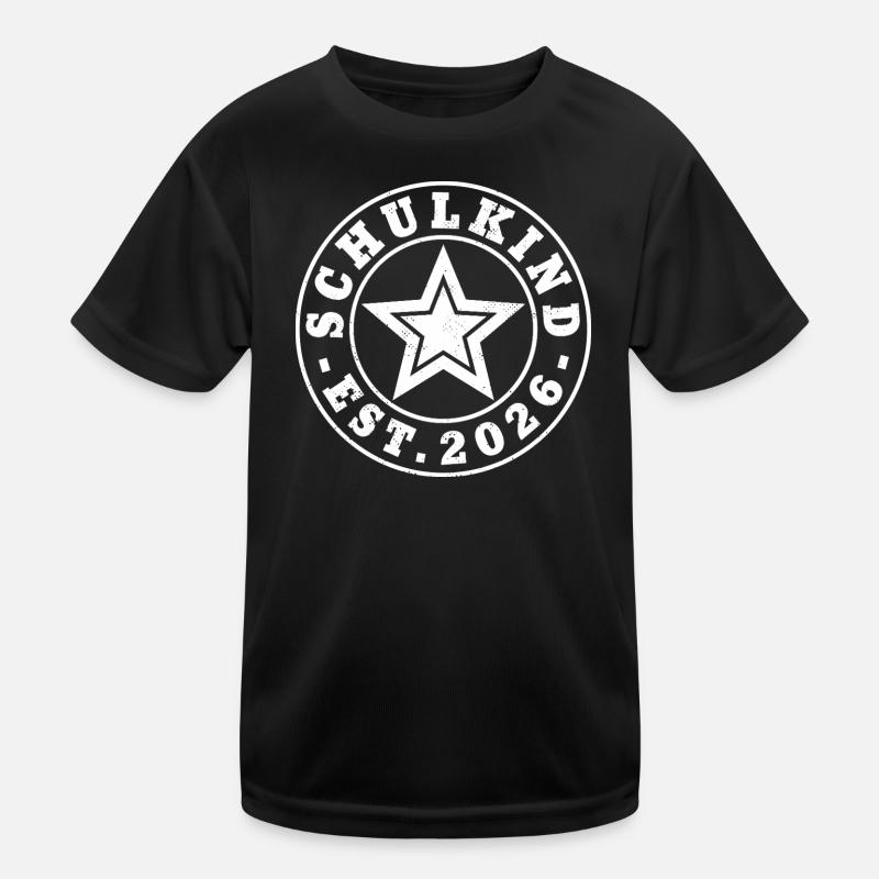 Schulkind 2026 Einschulung Unisex Geschenkidee Kinder Funktions-T-Shirt