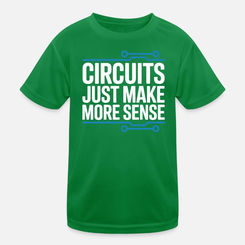 Circuits make technology more meaningful Kids Functional T-Shirt