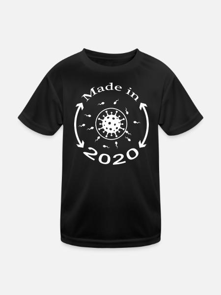 Madie im Jahr 2020 - Kinder Funktions-T-Shirt - Schwarz - Vorne