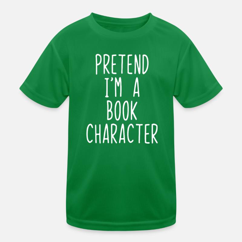 Stell dir vor, ich wäre eine Buchfigur Kinder Funktions-T-Shirt