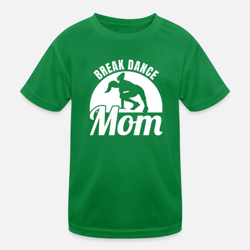 Breakdance Mutter Kinder Funktions-T-Shirt